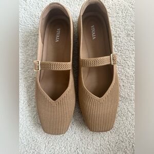 Women's VIVAIA Margot Mary Jane Tan Shoes